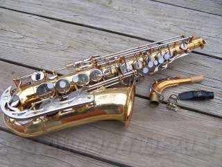 YAMAHA Stencil VITO Alto Saxophone Sax JAPAN + Case Late 1980s YAS 21 