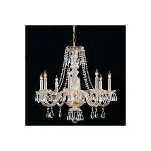 Bohemian Crystal Chandelier with Crystals Crystal Type Majestic Wood 