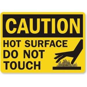   with hand burn graphic) Laminated Vinyl Sign, 7 x 5