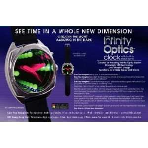  Infinity Optics Clock  Giant Lighted Wristwatch