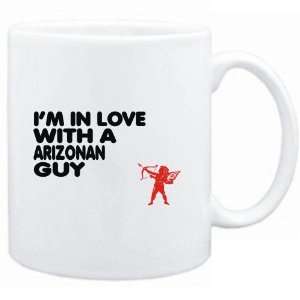 Mug White  I AM IN LOVE WITH A Arizonan GUY  Usa States 