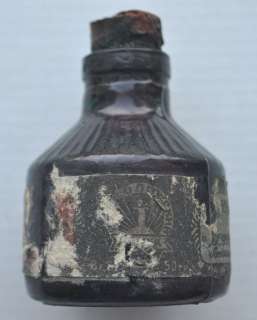 1950s Russia Ink Bottle with Original Label and Ink inside. In good 
