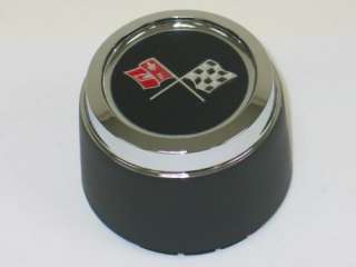 Corvette Aluminum Wheel Center Cap with Emblem  