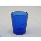 new decorative glass cobalt blue 1 oz medicine measuring cup jigger 