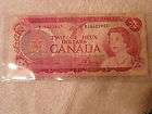 1974 CANADA TWO DOLLAR BILL,EXCELLENT CONDITION
