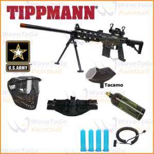 Tippmann US Army PROJECT SALVO DBB130 22 Paintball Gun Sniper  