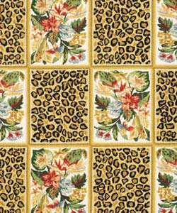 Cheetah/Floral Print Rug (23 x 8)  