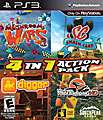 PS3   4 In 1 Action Pack (Mushroom Wars/Digger/Smash Cars/Wakeboard)