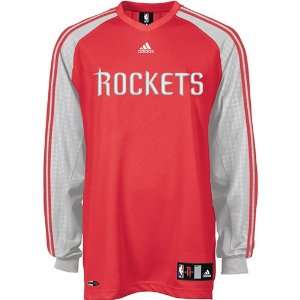    Rockets adidas Mens On Court L/S Shooting Shirt