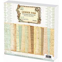   Ledger 12 inch Square Paper Stack (48 Sheets)  