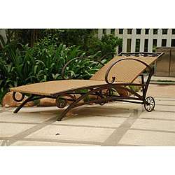 Valencia Resin Wicker/ Steel Frame Multi Position Chaise Lounge 