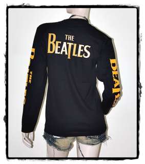 The Beatles John Lennon Punk Rock Unisex Long Sleeve Hoodie Top Shirt 