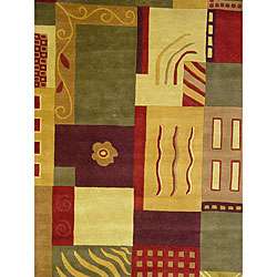 Contempo Wool with Faux Silk Highlights Rug (8 x 10)  