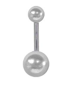 Acrylic Pearl Curved Barbell (Set of 25)  