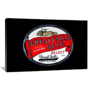  Great Falls Beer   Gallery Wrapped Canvas   Museum Quality 