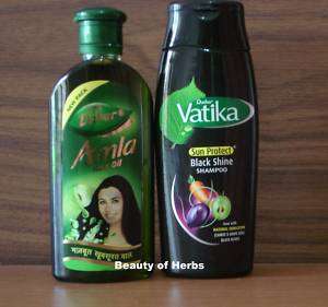 Dabur Amla Hair Oil & Black Shine Shampoo 200 ML Combo  