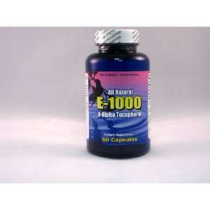  E 1000 IU   60 Capsules