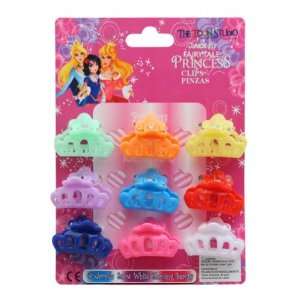  New   9 Pcs Princess Hair Clips Case Pack 144   17306720 