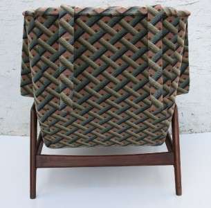 DUX Folke Ohlsson Reclining Danish Mid Century Modern Lounge Chair 