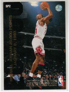 Michael Jordan 1992 93 Upper Deck 20,000 Points SP2  