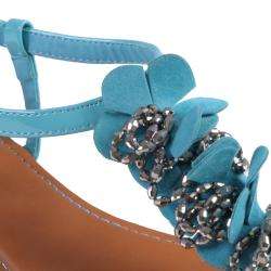 Journee Collection Womens Ashley 34 Embellished T strap Sandals 
