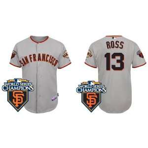  San Francisco Giants #13 Cody Ross Grey 2011 MLB Authentic 