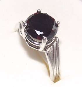 55ct Genuine AAAA Black Diamond Offset Ring. Excellent Luster with 