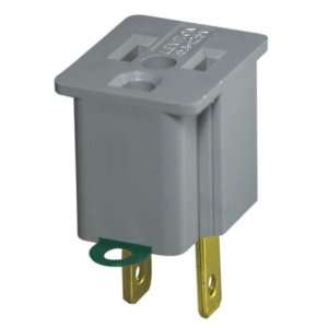  Leviton Grounding Plug In Outlet Adapter   1 ea