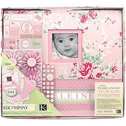 Postbound Little House Baby Girl Boxed Scrapbook Kit  