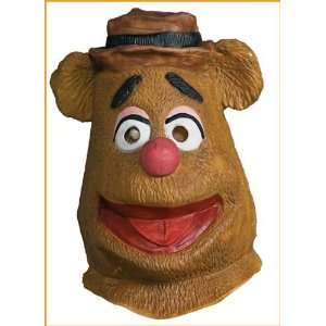   The Muppets Adult Deluxe Fozzie Bear Overhead Latex Mask Toys & Games