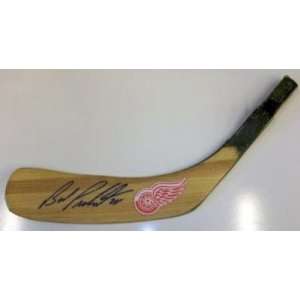 Bob Probert Autographed Stick   Blade Coa