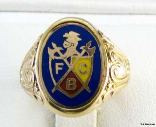 KNIGHTS of PYTHIAS   Vintage Fraternal RING  