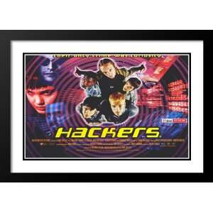 Hackers 32x45 Framed and Double Matted Movie Poster   Style B   1995 