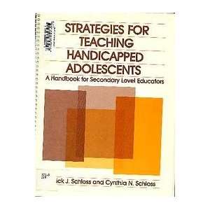 Strategies for teaching handicapped adolescents A handbook for 