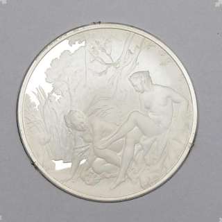 TREASURES OF THE LOUVRE~DIANE .925 STERLING COIN 40.6  