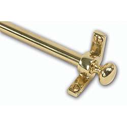 Solid Lacquered Brass Stair Rod  