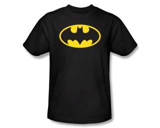 Licensed DC Comics Batman Classic Logo Adult Shirt S 3X  