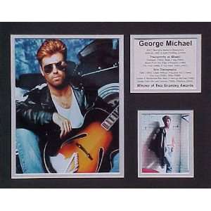  George Michael Picture Plaque Unframed