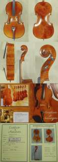 HANDMADE 4/4 MAESTRO GLIGA BIRDS EYE CELLO CODE B0947  