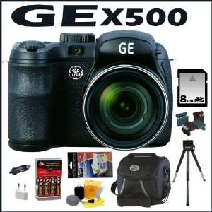  GE X500 16MP Digital Camera with 15X Optical Zoom and 2.7 