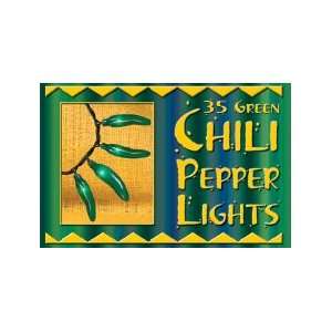 Green Chili Pepper String Lights 