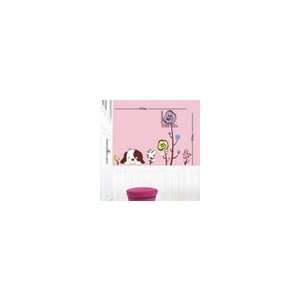 Home & decor Home & Decor Wall Sticker Decals   Clock (Pink)  