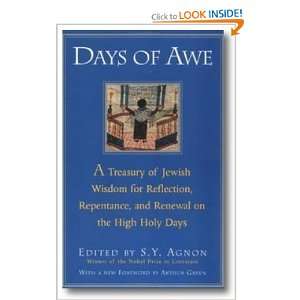   Repentance and Renewal on the High Holy Days Shmuel Yosef Agnon