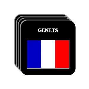  France   GENETS Set of 4 Mini Mousepad Coasters 