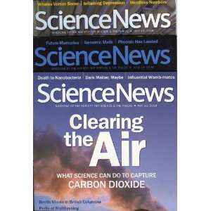Science News, Capture CO2, super Atoms, Martian Moisture, May 10, June 