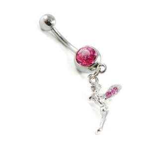  Body piercing Fée Clochette pink. Jewelry