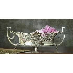  Dessau Antique Silver Embossed Centerpiece With Liner 