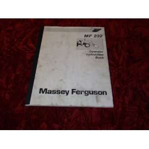   Ferguson 232 OEM OEM Owners Manual Massey Ferguson  Books