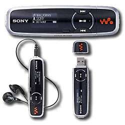 Sony Walkman NWZ B135 2GB Black Tiny USB  Player  
