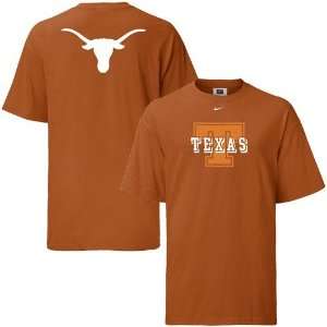   Texas Longhorns Burnt Orange Youth Big Look T shirt
